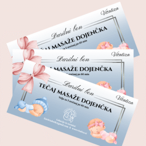 Darilni bon: 5x masaža dojenčka